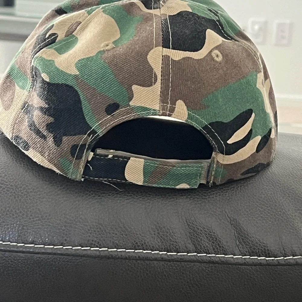 LA Rhinestone Camouflage Kids Baseball Cap